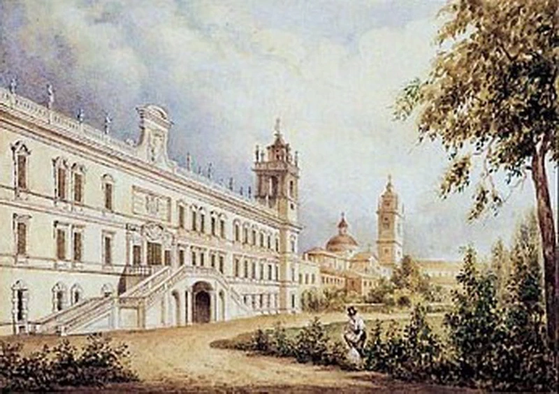 Il Palazzo Ducale di Colorno visto dal giardino